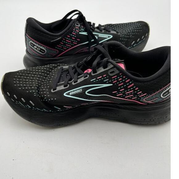 Brooks Glycerin 20 Womens Size 9 Running Shoes Black Pink Teal 1203691B005 - Picture 12 of 14